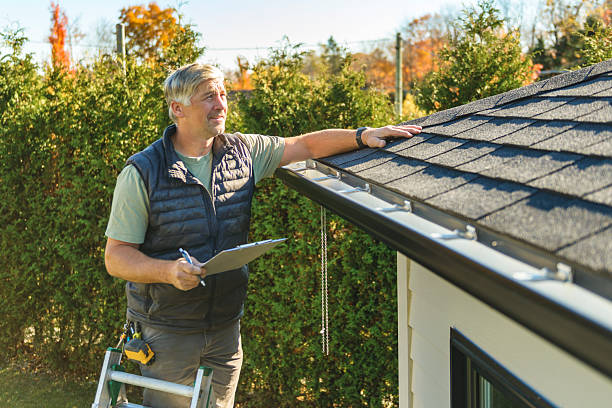 Professional Flat Roof Repair technician working in Hurt, VA